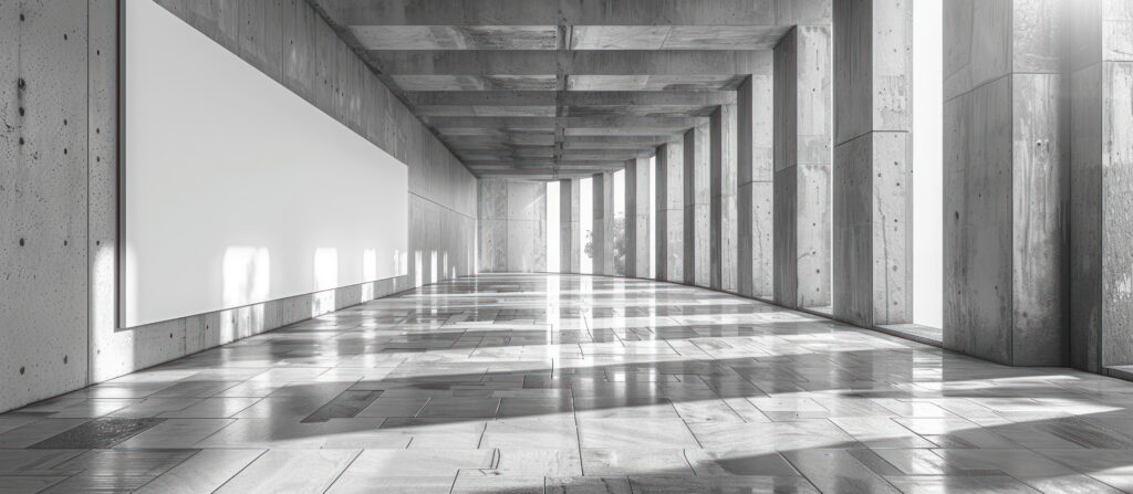 construcción de pasillo. Obra blanca.